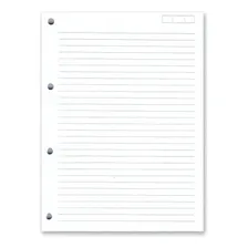 Bloco Fichário 96 Folhas Branco Pauta Branca Foto mini 4
