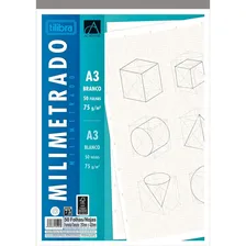 Bloco Milimetrado A3 Academie 50 Folhas Foto mini 1