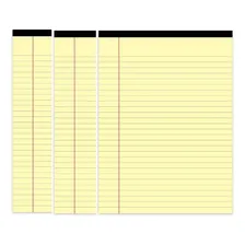 Bloco Papel A4 Amarelo Legal Pad 50 Folhas Kit 3 Unidades Foto  mini 1