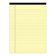 Bloco Papel A4 Amarelo Legal Pad 50 Folhas Kit 3 Unidades Foto mini  2