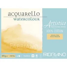 Bloco Papel Aquarela Acquarello Fabriano Gf 300g 18x26cm Foto  mini 1