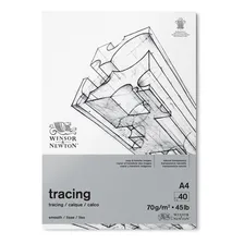 Bloco Papel Vegetal Winsor & Newton 70g A4 40 Folhas Foto mini 1