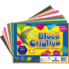 Bloco Para Educacao Artistica Livro Criativo 8c A4 120g 32fl Foto mini 1