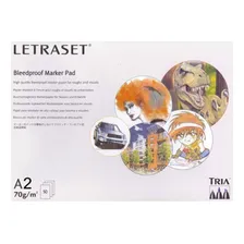 Bloco Para Marcador A2 Bleedproof Letraset 50 Folhas Foto mini 1