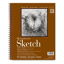 Bloco Strathmore Sketch 22,9x30,5cm 50 Fls Foto mini 1