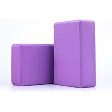 Bloco Tijolinho De Pilates E Yoga Py Block Roxo Foto  mini 1