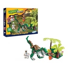 Blocos De Encaixe - Dino Saga Expedição Raptor - Xalingo Foto mini  3