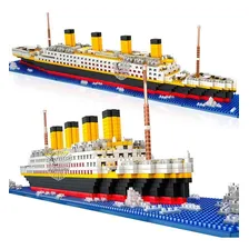Blocos De Montar Navio Rms Titanic 1860 Peças Cruzeiro Foto mini 1