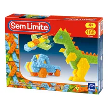 Blocos De Montar P/ Crianças - 168 Peças - Roma Brinquedos Foto mini 3