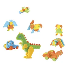 Blocos De Montar P/ Crianças - 168 Peças - Roma Brinquedos Foto mini 1