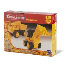 Blocos De Montar P/ Crianças - 204 Peças - Roma Brinquedos Foto  mini 1