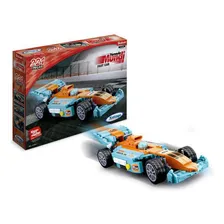 Blocos Montar Carro Corrida 221 Peças Excelente Encaixe Foto mini 1