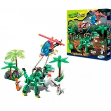 Blocos Montar Dino Saga Captura Rex 286 Pçs 650.9 - Xalingo Foto mini 2