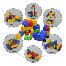 Blocos Montar Mega Bricks Educativo Infantil Encaixe Grande Foto mini  2