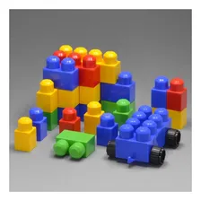 Blocos Montar Mega Bricks Educativo Infantil Encaixe Grande Foto mini  3