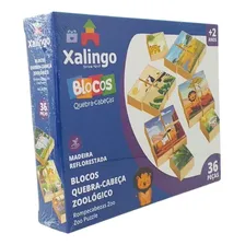 Blocos Quebra-cabeça Zoologico Xalingo 5274.3 Foto mini  3