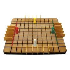 Bloqueio 4 Cores Em Madeira Jogo Abstrato Ludens Spirit Foto mini 1