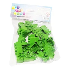 Bloquinho Montar Encaixe Didático Brinquedo 140 Peças Matrix Foto mini 4