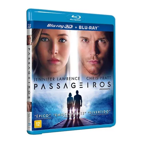 Blu-ray 3d + 2d Passageiros - Jennifer Lawrence - Lacrado Foto 1