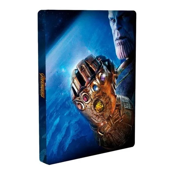 Blu-ray 3d + 2d Steelbook Vingadores 3 Guerra Infinita Duplo Foto 1