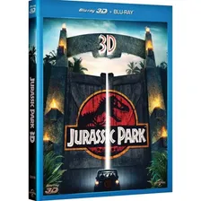 Blu-ray 3d + Blu-ray Jurassic Park Com Luva Lenticular Foto  mini 1