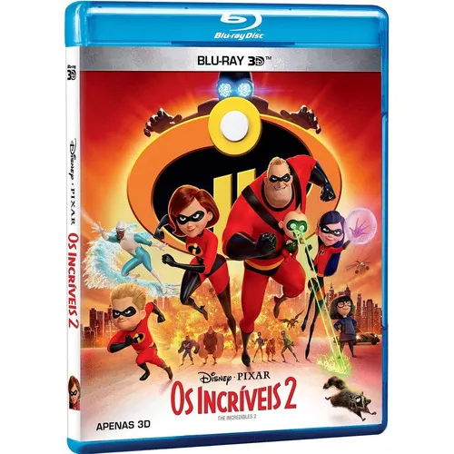 Blu-ray 3d - Os Incríveis 2 (novo Foto 1