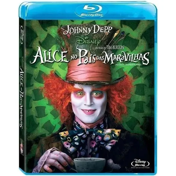 Blu-ray Alice No Pais Das Maravilhas Johnny Depp Foto 1
