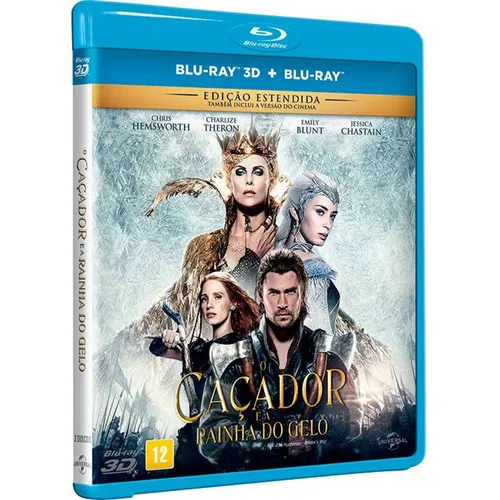 Blu-ray + Blu-ray 3d O Caçador E A Rainha Do Gelo (lacrado Foto 1