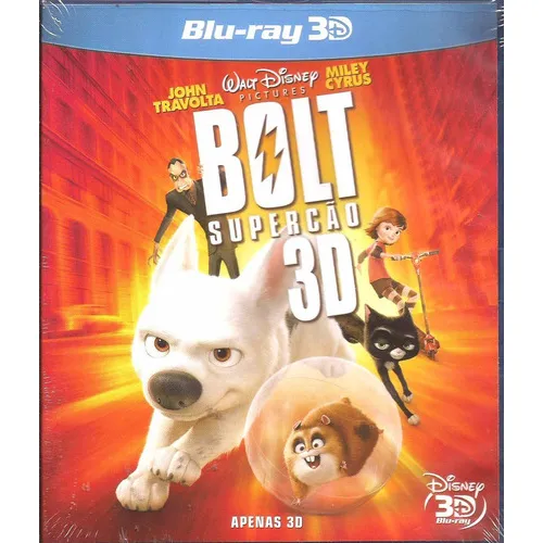 Blu-ray Bolt 3d - Supercão - Lacrado - Dublado - Original Foto 1