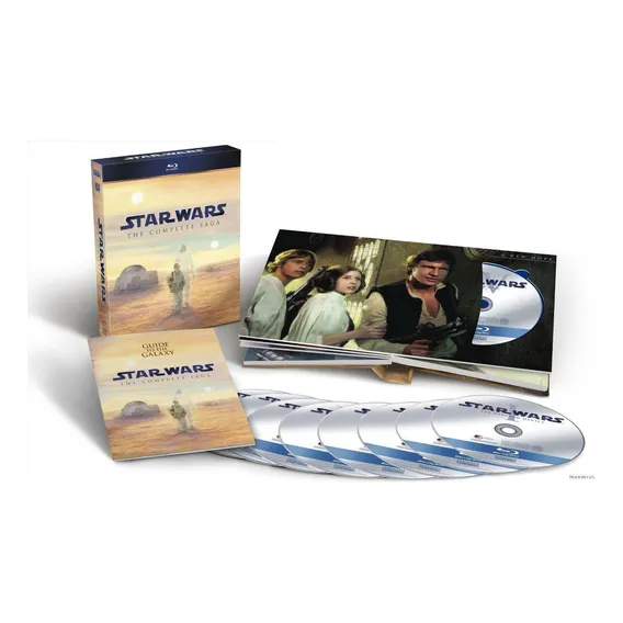 Blu-ray Box Star Wars A Saga Completa 9 Discos Digipack Foto 1