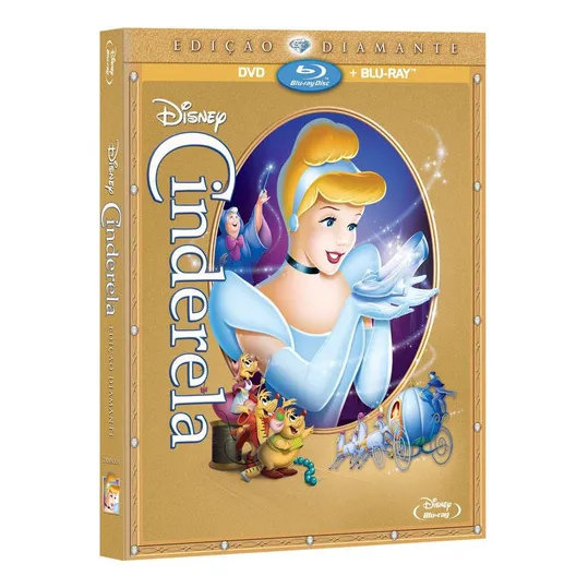 Blu ray + Dvd Cinderela Edição Diamante Foto 1
