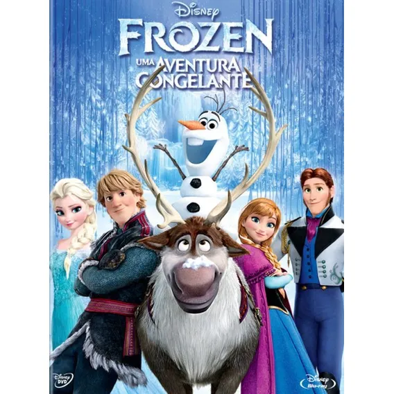 Blu Ray Dvd Frozen Uma Aventura Congelante 2 Discos Foto 1