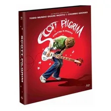 Blu-ray Scott Pilgrim Contra O Mundo - Edição Br Com Luva Foto mini 1