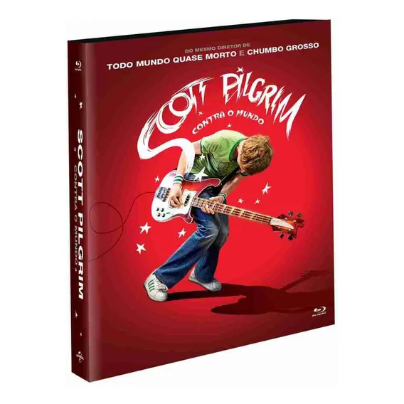 Blu-ray Scott Pilgrim Contra O Mundo - Edição Br Com Luva Foto 1