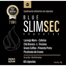 Blue Slim Sec Emagrecedor 7 Em 1 (60caps Foto mini 1