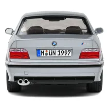 Bmw E36 Coupe 1990 1:18 Solido Cinza Foto mini 2
