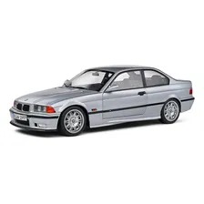 Bmw E36 Coupe 1990 1:18 Solido Cinza Foto mini 1