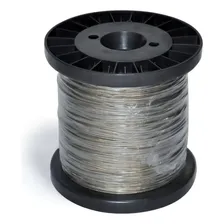 Bobina 100m Varal e Cabo De Aço Revestido Pvc 3,30mm Para Varal ou Para Academia Art Varal Foto mini 4