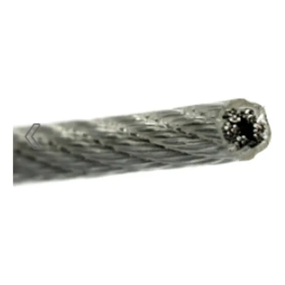 Bobina 100m Varal e Cabo De Aço Revestido Pvc 3,30mm Para Varal ou Para Academia Art Varal Foto 1