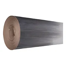Bobina Aluminio Corrugado Esp. 0,15mm C/ Papel Kraft C/ 50mt Cor Prateado Foto mini 1