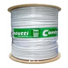 Bobina Cabo Coaxial 4mm Cftv Bipolar Master 500m Condutti Foto mini  2