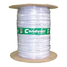 Bobina Cabo Coaxial 4mm Cftv Bipolar Master 500m Condutti Foto  mini 1