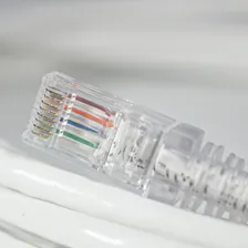 Bobina Cabo Rede 50 Metros Cat6 Internet Gigabit Rj45 Branco Foto mini  3