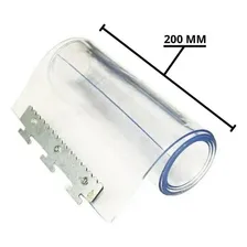 Bobina Cortina Pvc Transparente Standard - 50m X 2mm X 200mm Foto mini 4