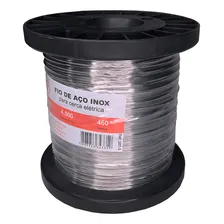 Bobina De Fio Aço Inox Arame Para Cerca Elétrica 1,2mm 4,5kg Cor Prateado Foto mini 2