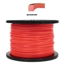 Bobina De Fio Nylon Quadrado Intertec P/ Roçadeira 2,0mm 1kg Foto mini 4