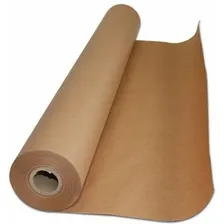 Bobina De Papel Kraft Monolúcido 60cm X 140 Metros 80 Gramas Foto  mini 1