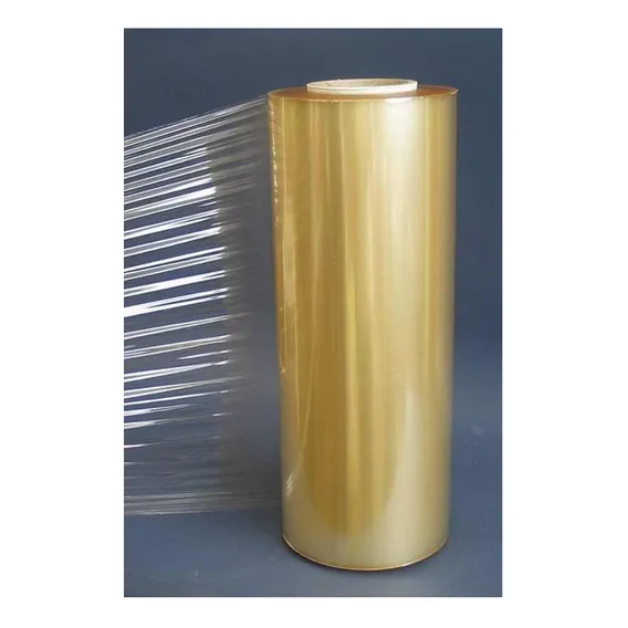 Bobina Filme Plastico Pvc Transp 380mm Esticavel 700mt Full Foto 1