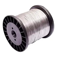 Bobina Fio Aço Inox Arame P/ Cerca Elétrica 0,50mm 609m 1kg Foto mini 3