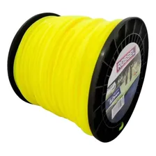 Bobina Fio Nylon Roçadeira 3mm Amarelo 2kg Profissional Foto mini  3